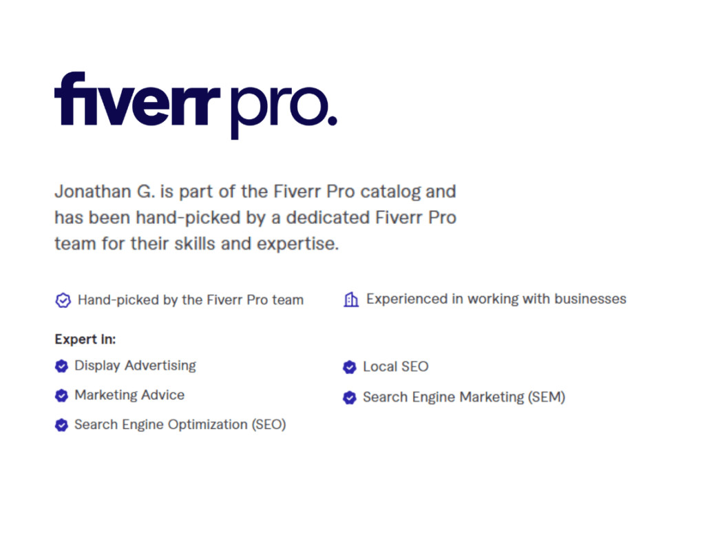 Zertifizierung Fiverr Pro